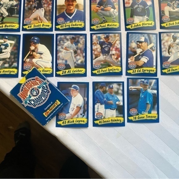 TORONTO BLUE JAYS 1992/1993 WORLD SERIES CHAMPIONSHIP COLLECTORS TRADING CARDS - Picture 4 of 7